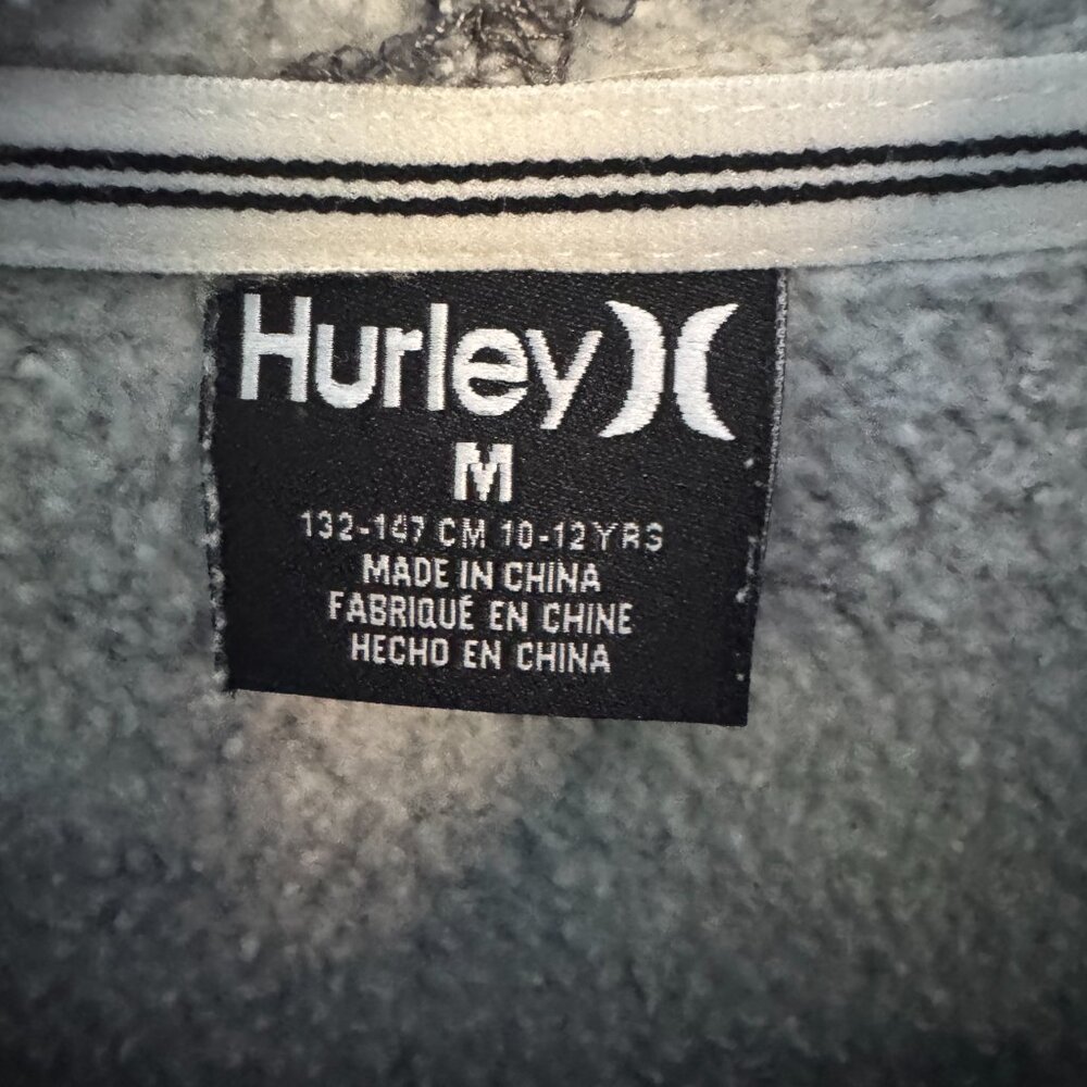 Hurley boys size youth medium gray hoodie sweatshirt - Picture 6 of 6